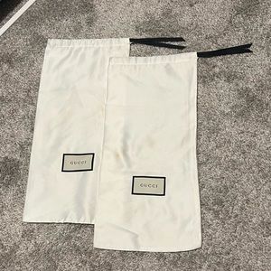 Lot of Two Gucci Shoe Dust Bags